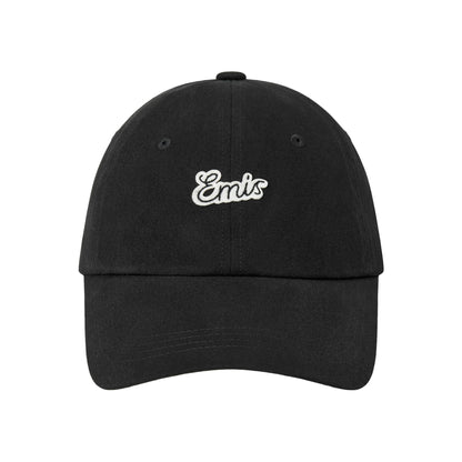 SMALL LINE PATCH BALL CAP-BLACK