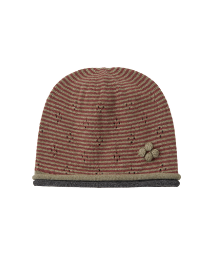 KNIT ROLLED BEANIE