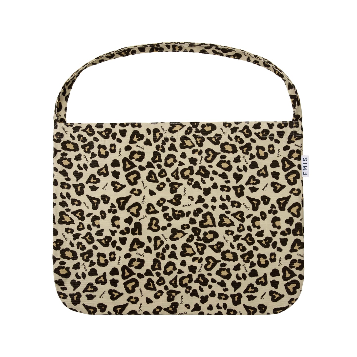 CORDUROY EMIS LEOPARD ECO BAG