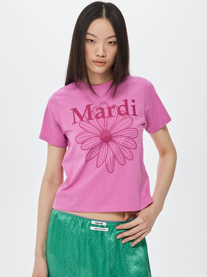 SLIM TSHIRT FLOWERMARDI