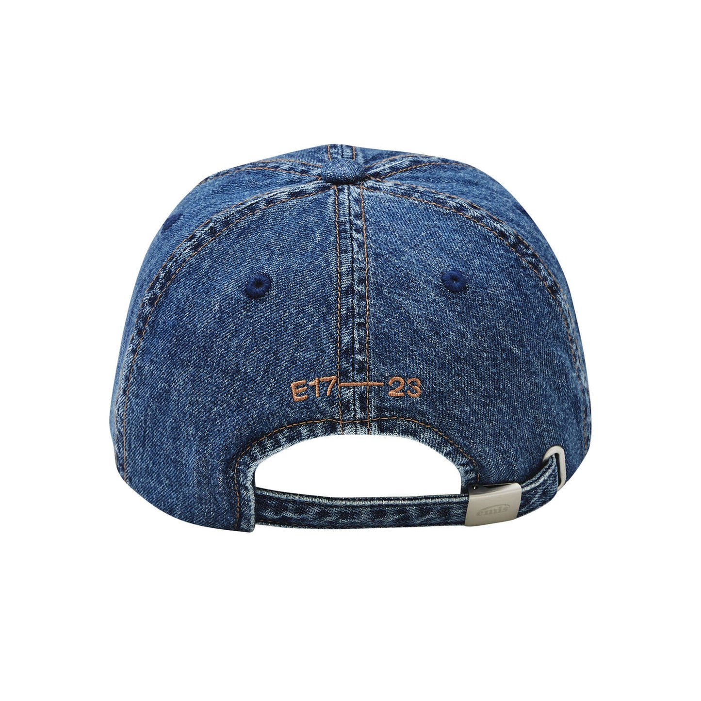 WASHED DENIM BALL CAP-BLUE/GREEN