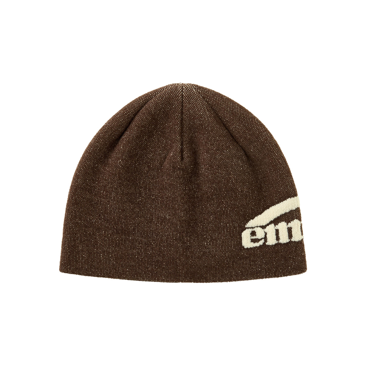 BOUCLE JACQUARD LOGO BEANIE