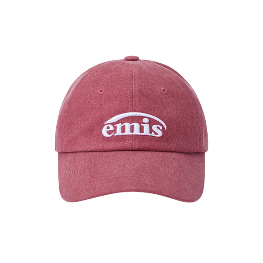 NEW LOGO PIGMENT BALL CAP-RED