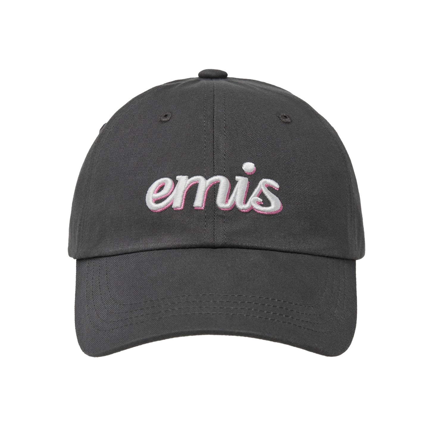 LAYERED LOGO BALL CAP-CHARCOAL