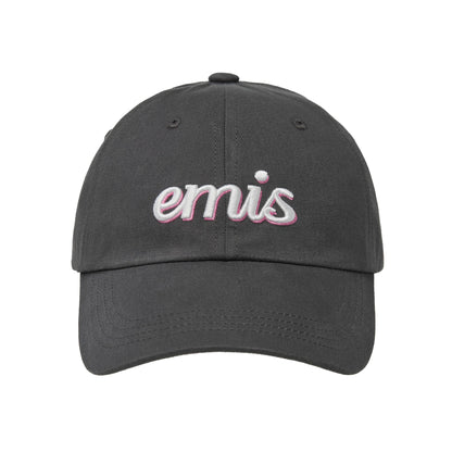LAYERED LOGO BALL CAP-CHARCOAL