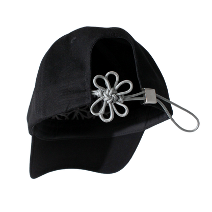 [ONE, TWO, THREE, FLOWER] KNOT CAP