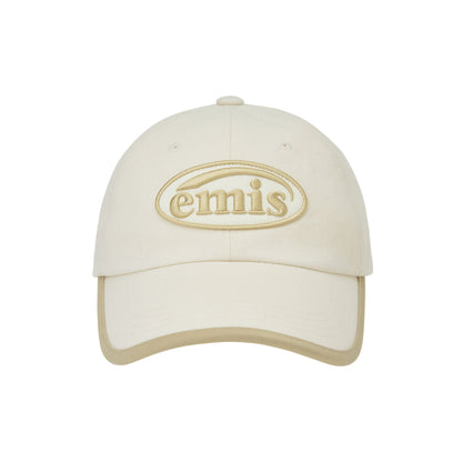 BEIGE TRIMMING BALL CAP-CREAM