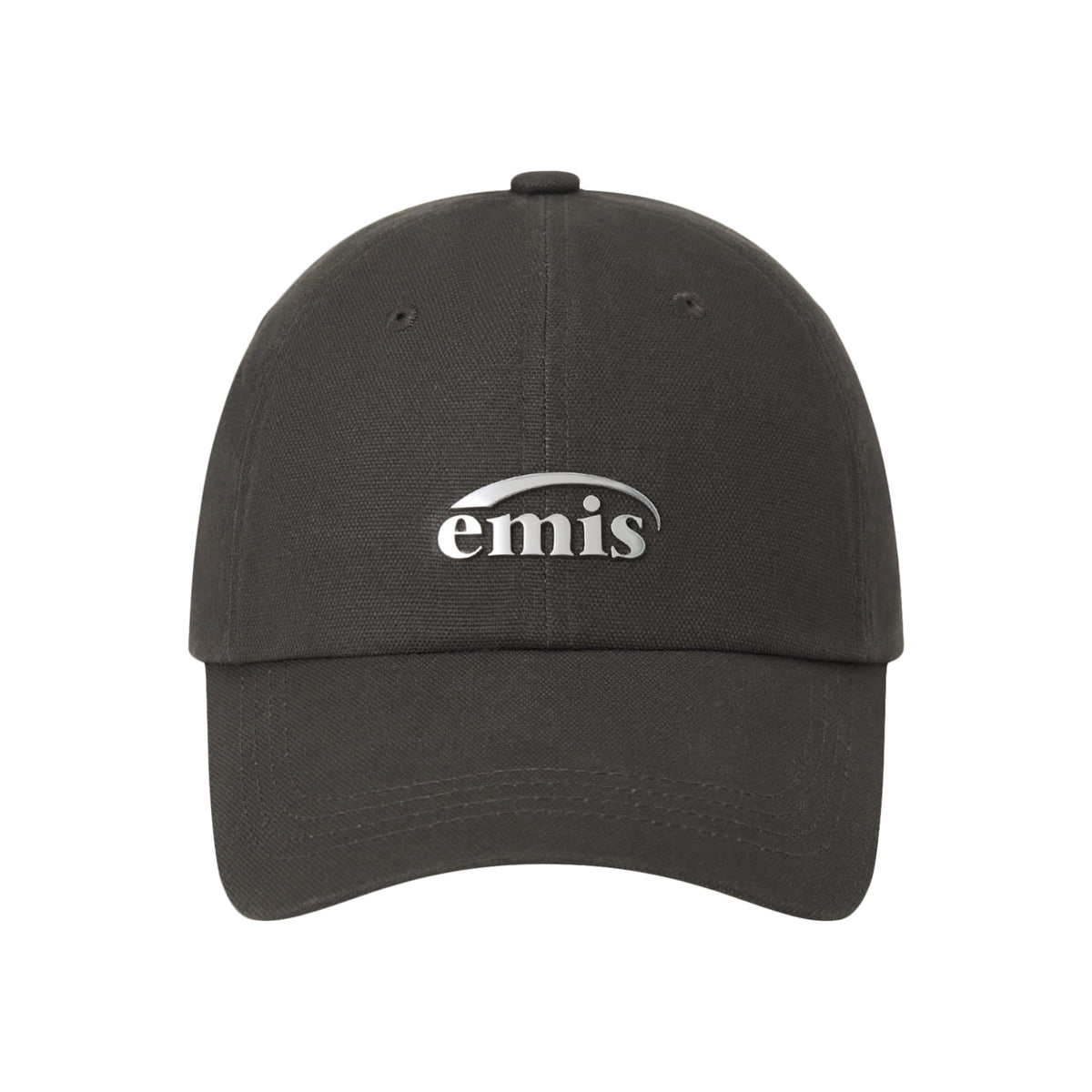 METAL LOGO BALL CAP-GRAY
