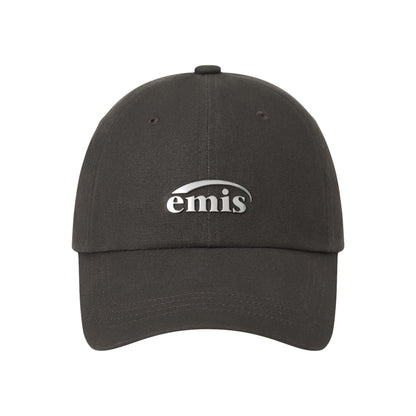 METAL LOGO BALL CAP-GRAY