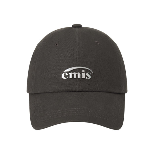 METAL LOGO BALL CAP-GRAY