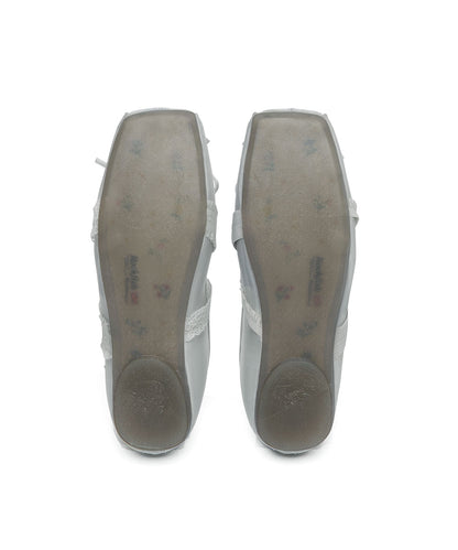 BANDING BALLET FLATS-GREY