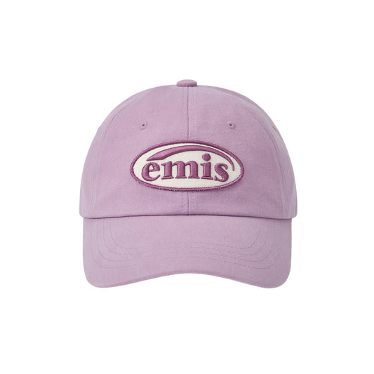 TONE ON TONE WAPPEN BALL CAP-LIGHT PURPLE
