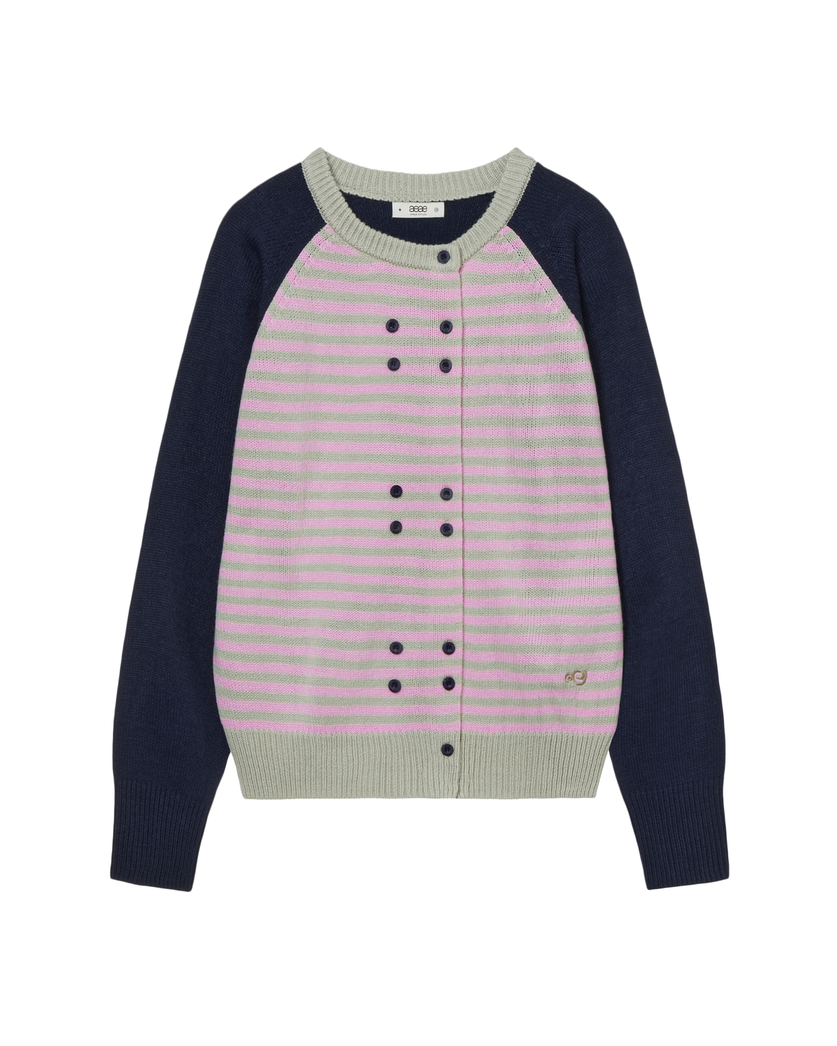 STRIPE BLOCK CARDIGAN