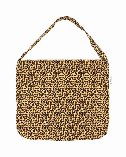 LEOPARD CORDUROY ECO BAG