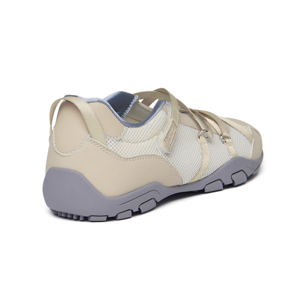 ZANE X-STRAP SNEAKERS-BEIGE