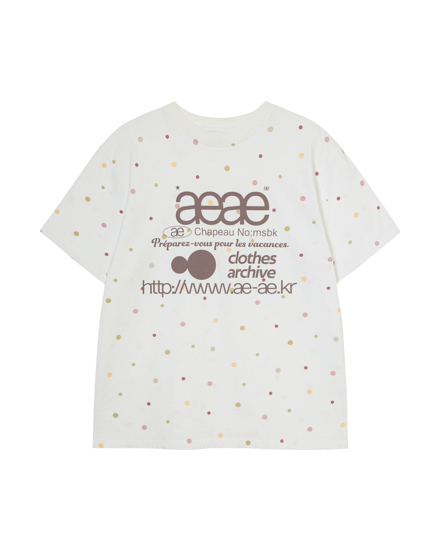 WEB LOGO COLOR DOT T-SHIRTS