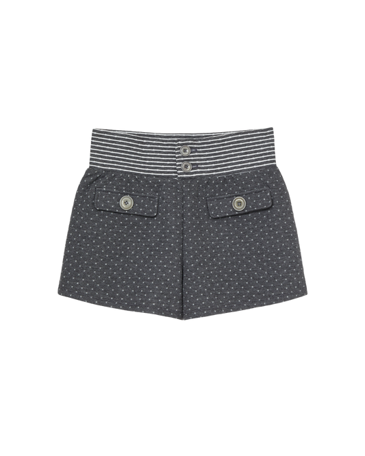 BIG BUTTON MINI SHORTS