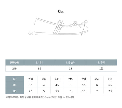 SQUARE TOE TWO STRAP MARYJANES(ENAMEL)-BROWN