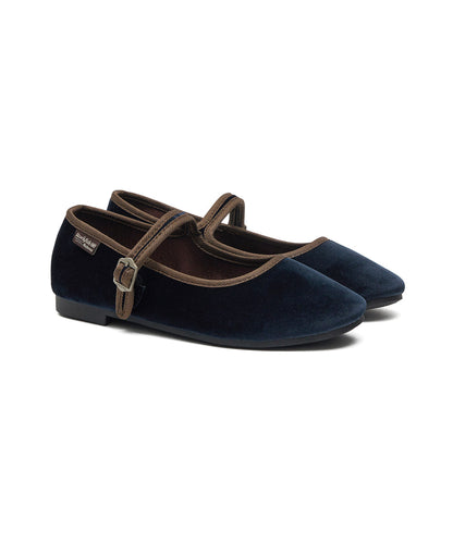 BELLA QUILTED MARYJANES-NAVY
