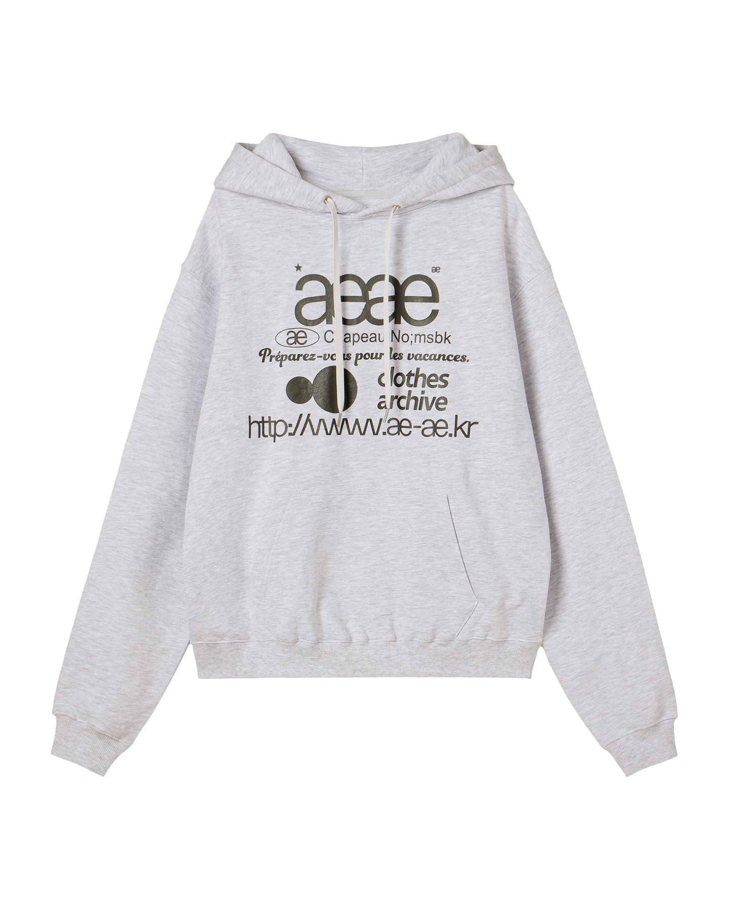 WEB LOGO LOOSED HOODIE