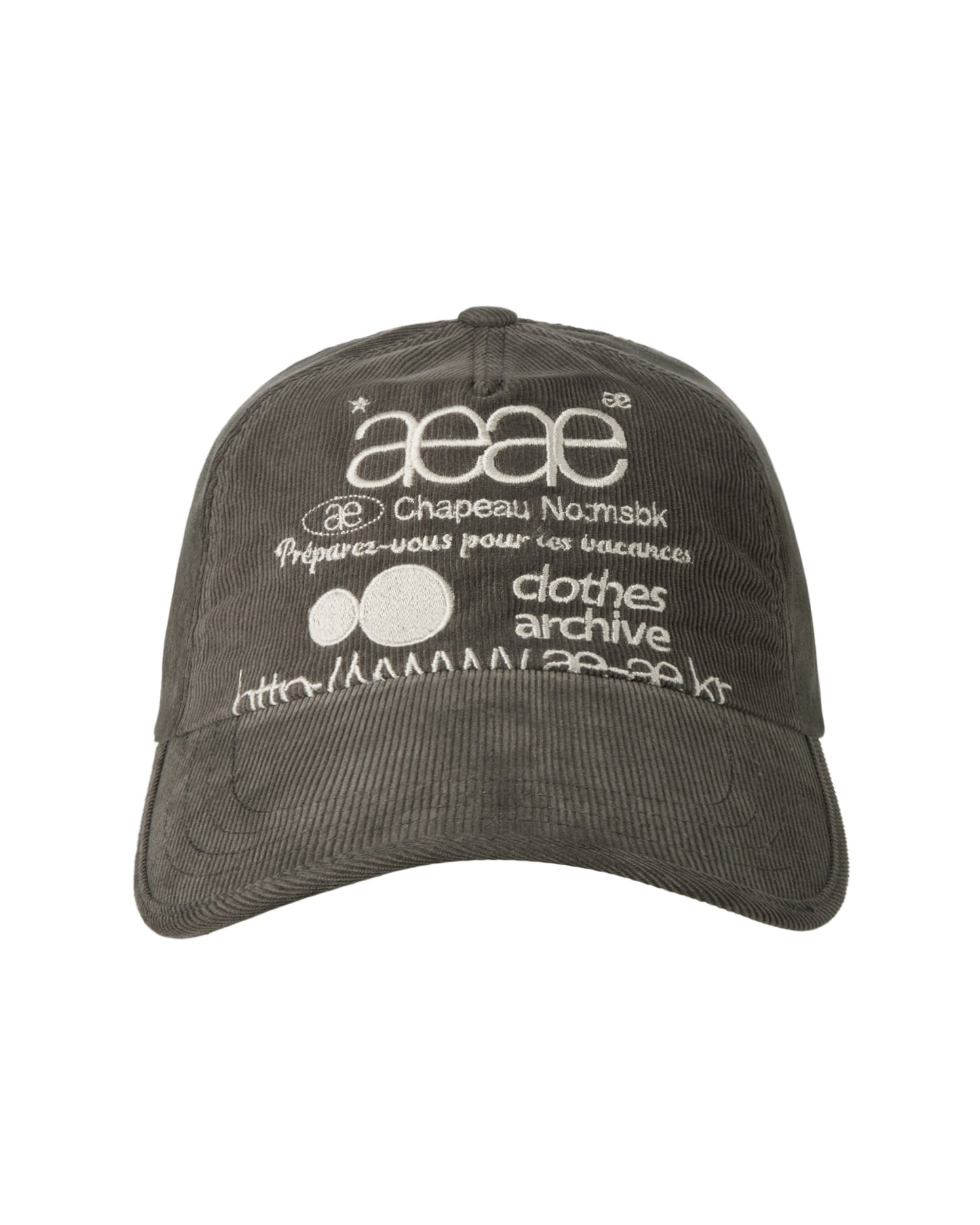 WEB LOGO CORDUROY CAP