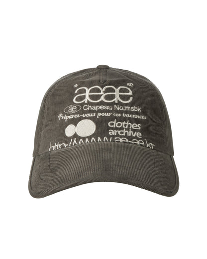 WEB LOGO CORDUROY CAP