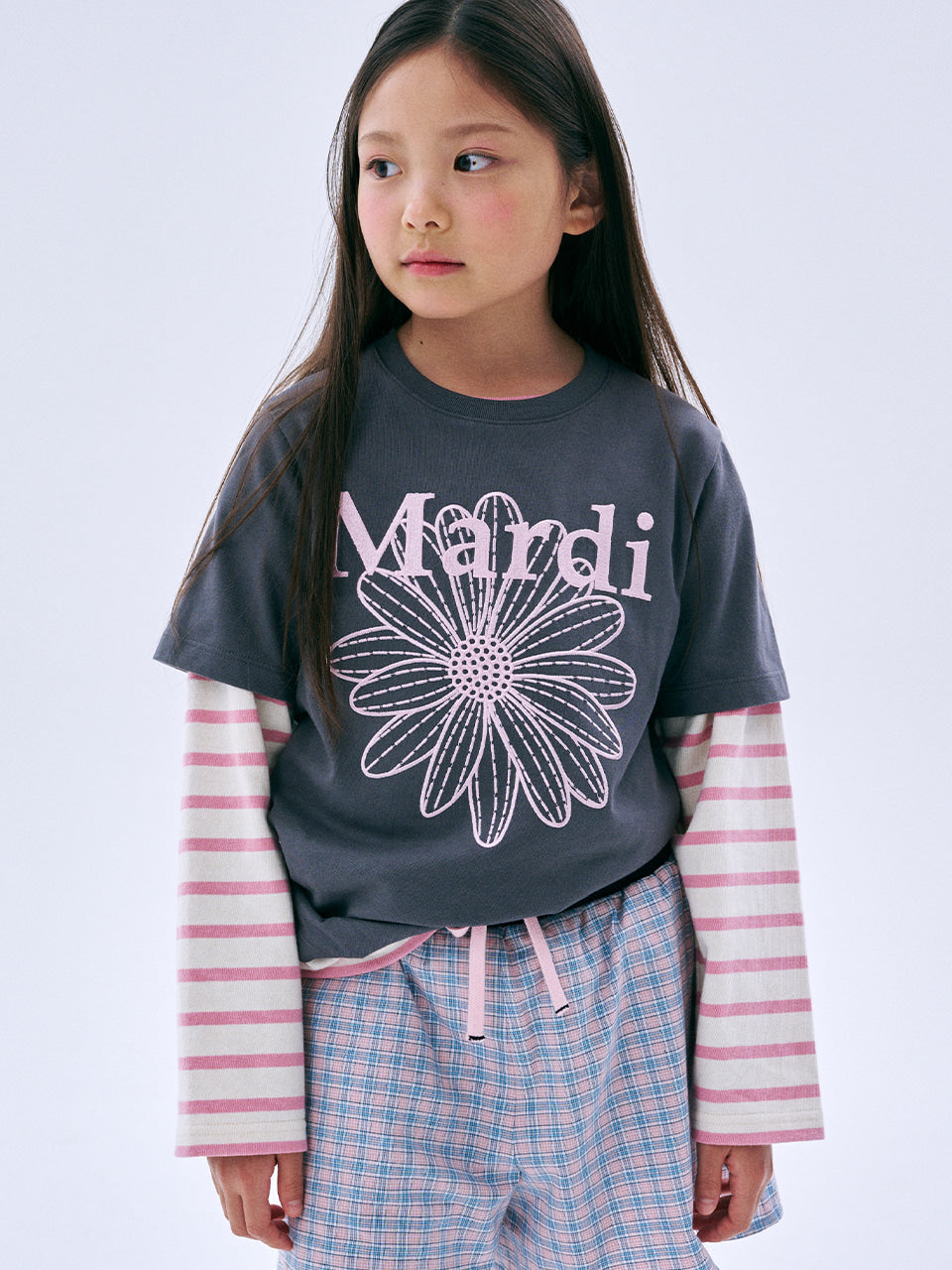 KIDS TSHIRT FLOWERMARDI NEEDLEWORK