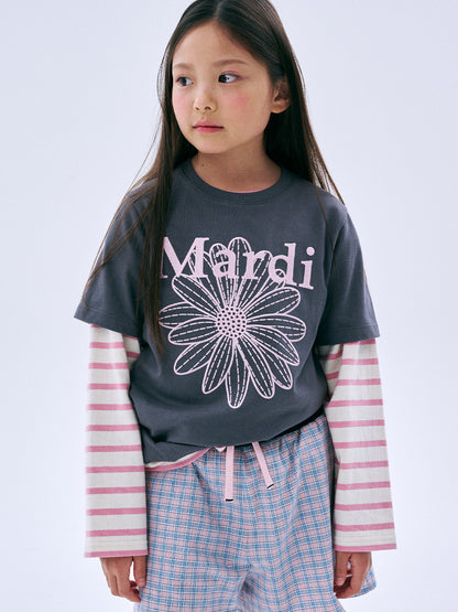 KIDS TSHIRT FLOWERMARDI NEEDLEWORK