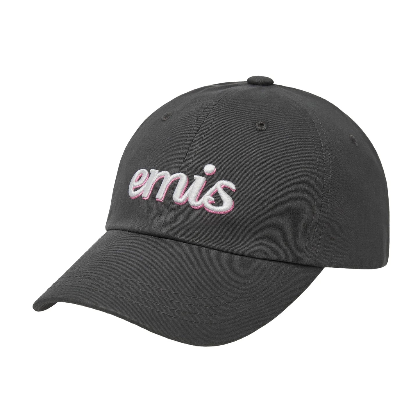 LAYERED LOGO BALL CAP-CHARCOAL