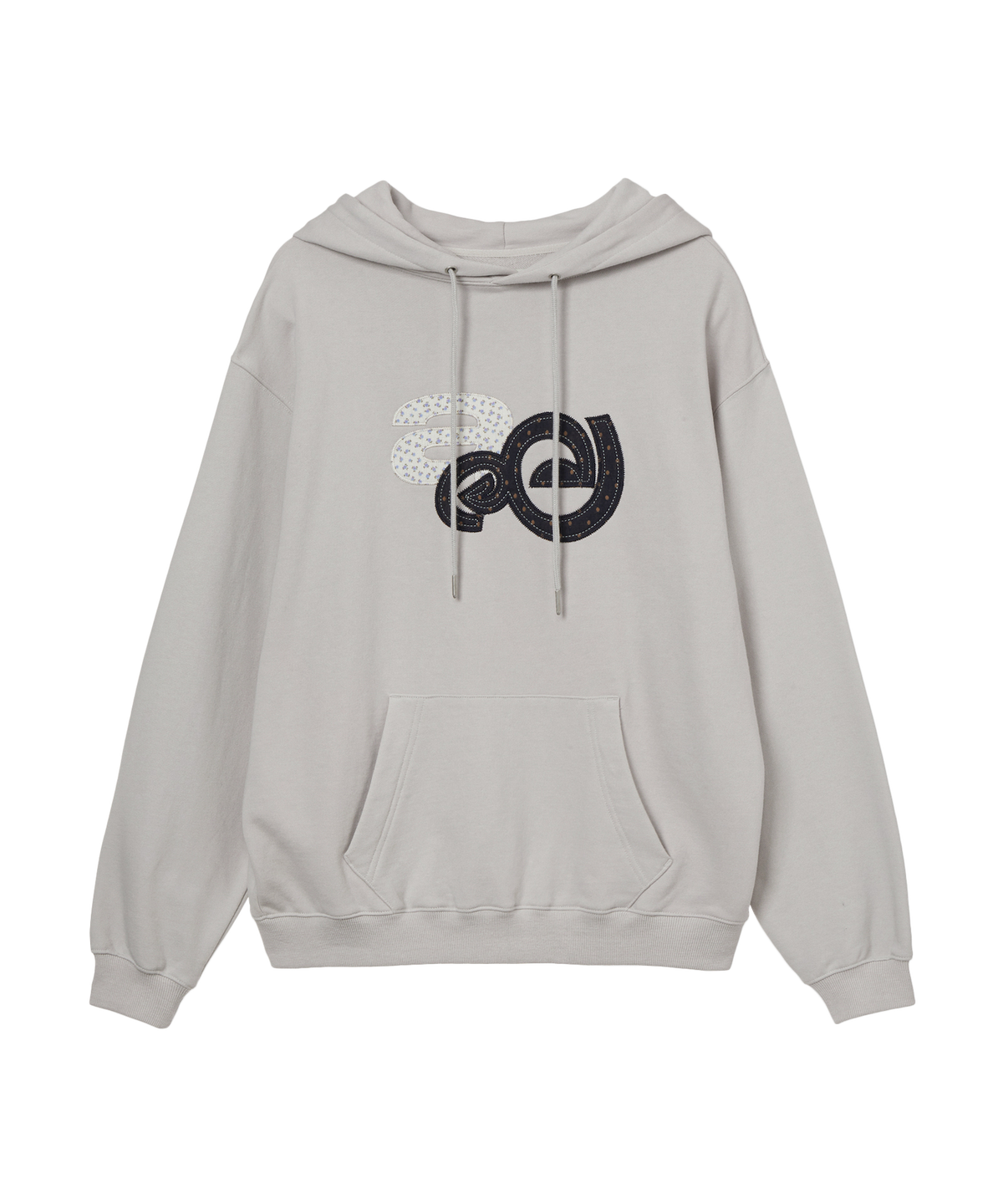 APPLIQUE FLOWER LOGO HOODIE