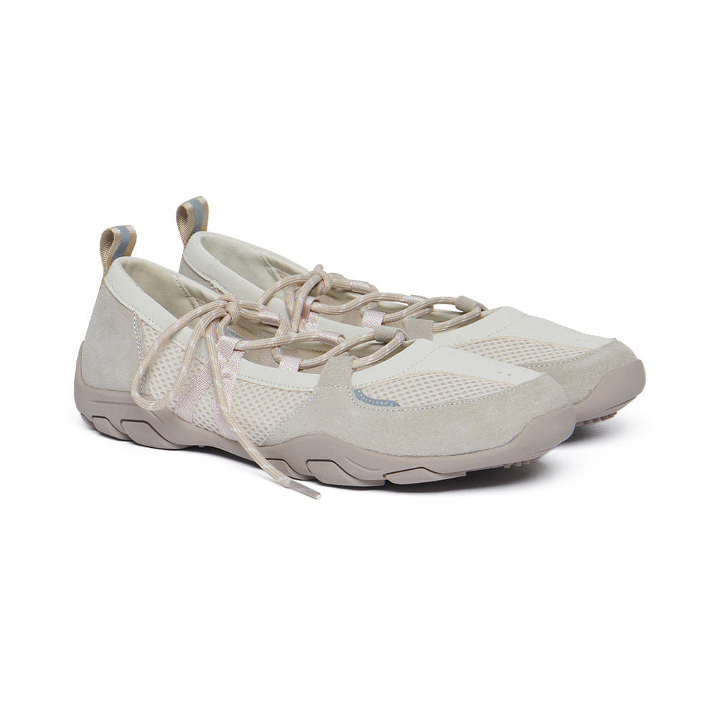 NICOLE WEAVING LACEUP SNEAKERS-SAND