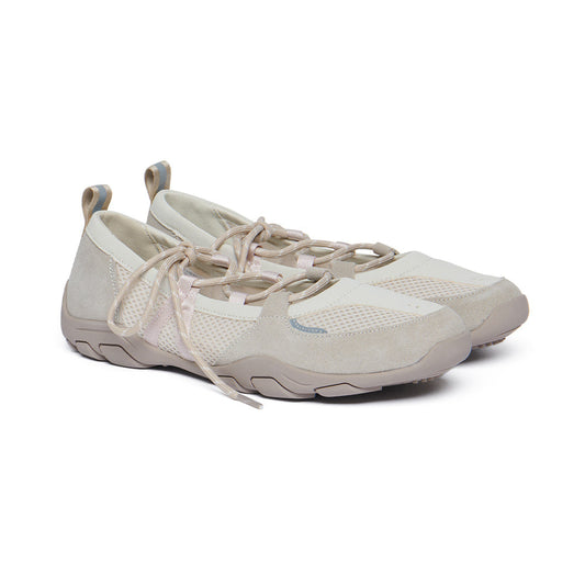 NICOLE WEAVING LACEUP SNEAKERS-SAND