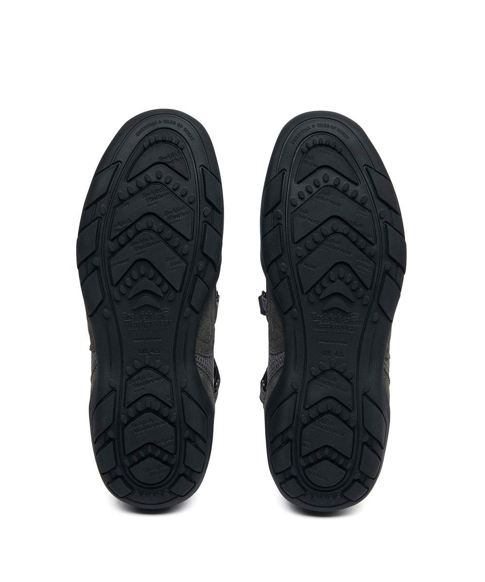 ZANE X STRAP SNEAKERS V2-CHARCOAL