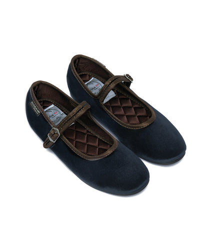 BELLA QUILTED MARYJANES-NAVY