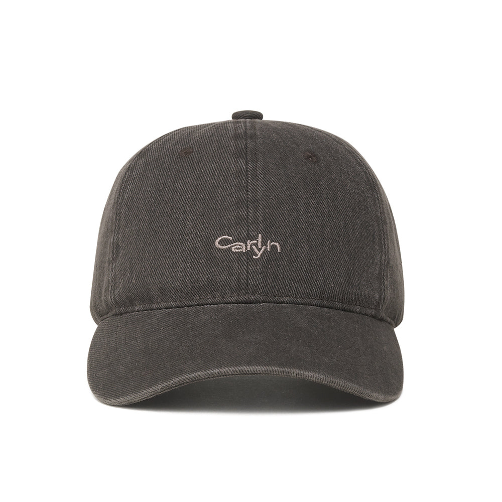 TYPOGRAPHY LOGO WASHED CAP