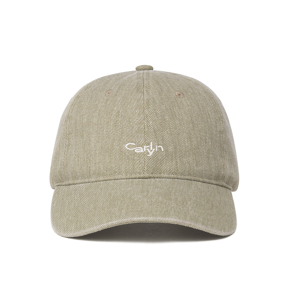 TYPOGRAPHY LOGO WASHED CAP