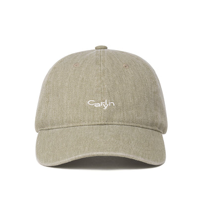 TYPOGRAPHY LOGO WASHED CAP