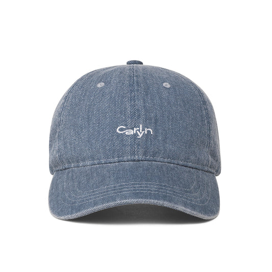 TYPOGRAPHY LOGO WASHED CAP