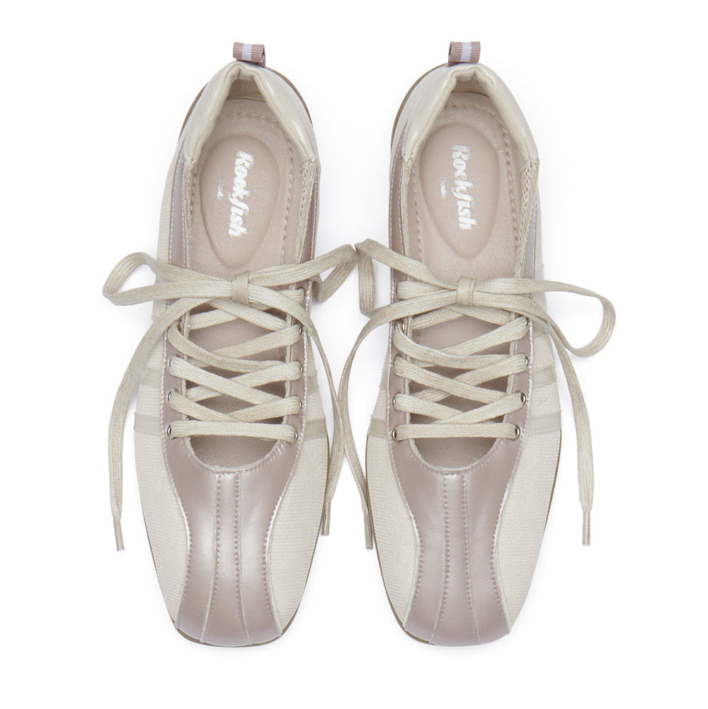 BLISS LACEUP SNEAKERS-PINK