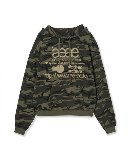WEB LOGO LOOSED HOODIE