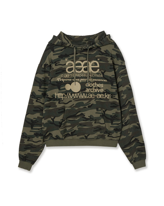 WEB LOGO LOOSED HOODIE