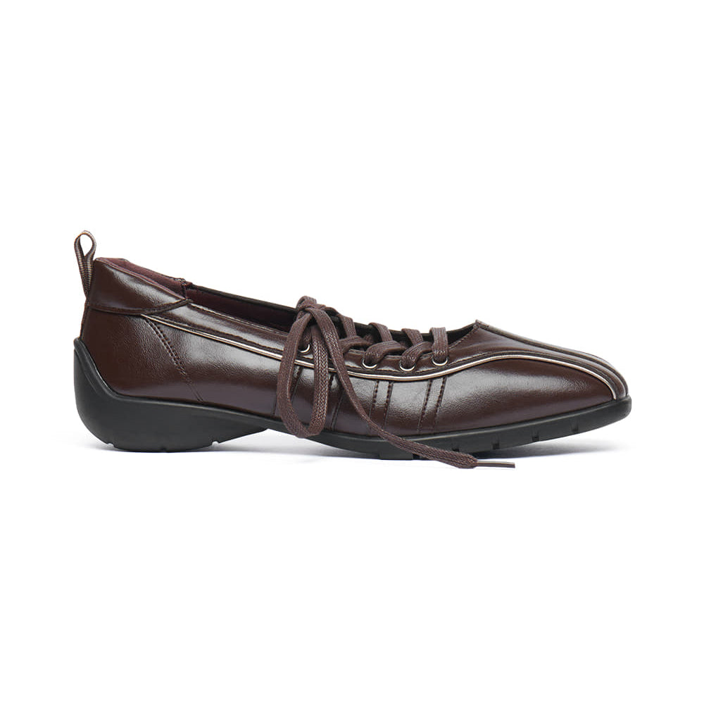 BLISS LACEUP SNEAKERS V2-BROWN