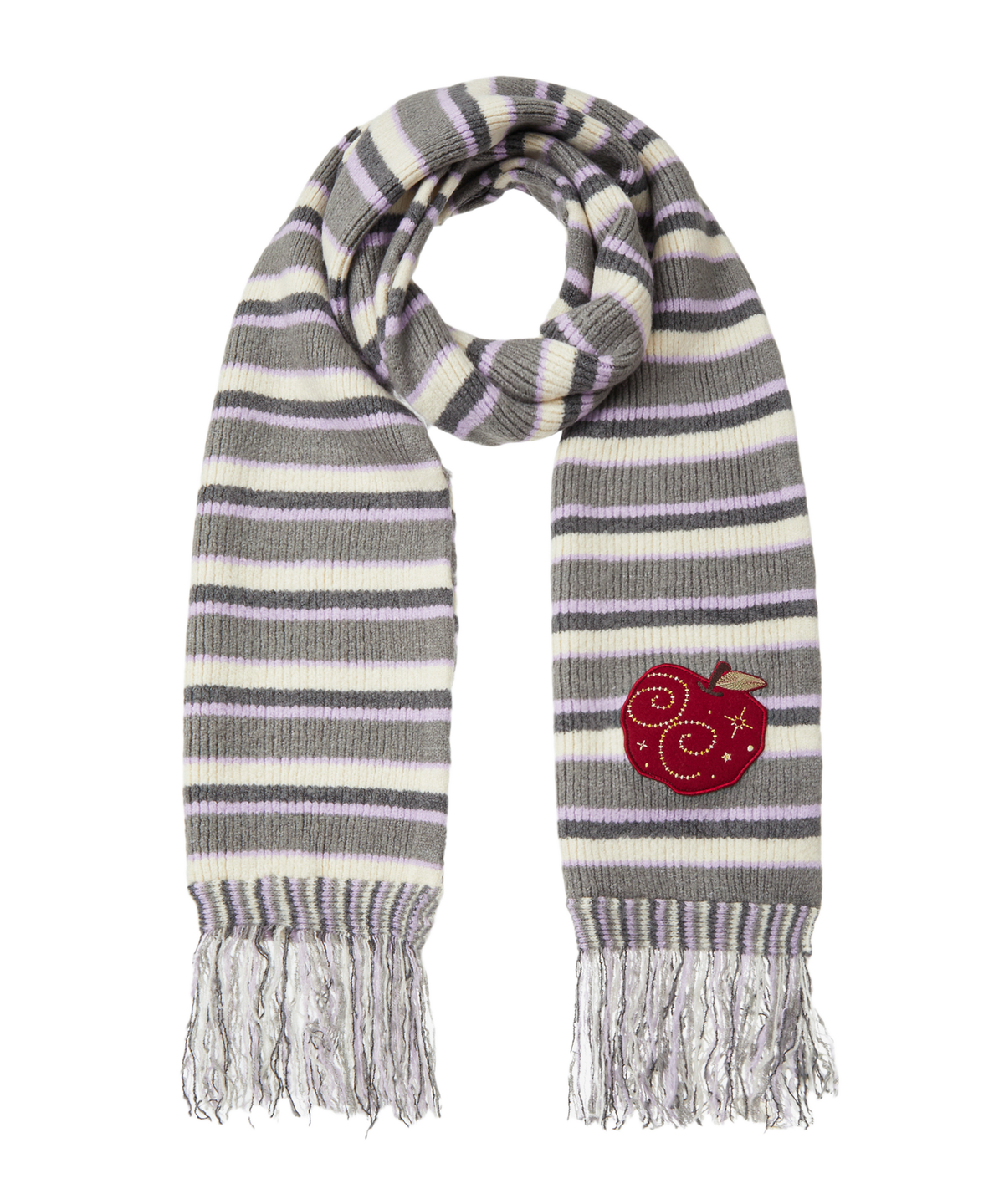 STRIPE TASSEL MUFFLER