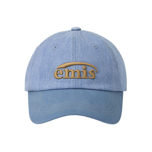 WASHED DENIM BALL CAP-LIGHT BLUE DENIM/BLUE
