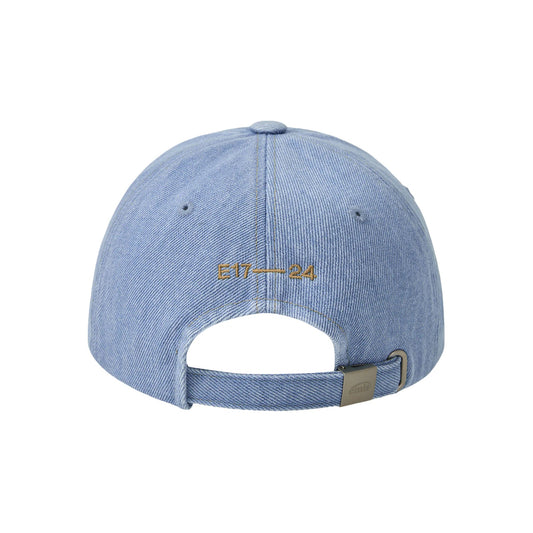 WASHED DENIM BALL CAP-LIGHT BLUE DENIM/BLUE