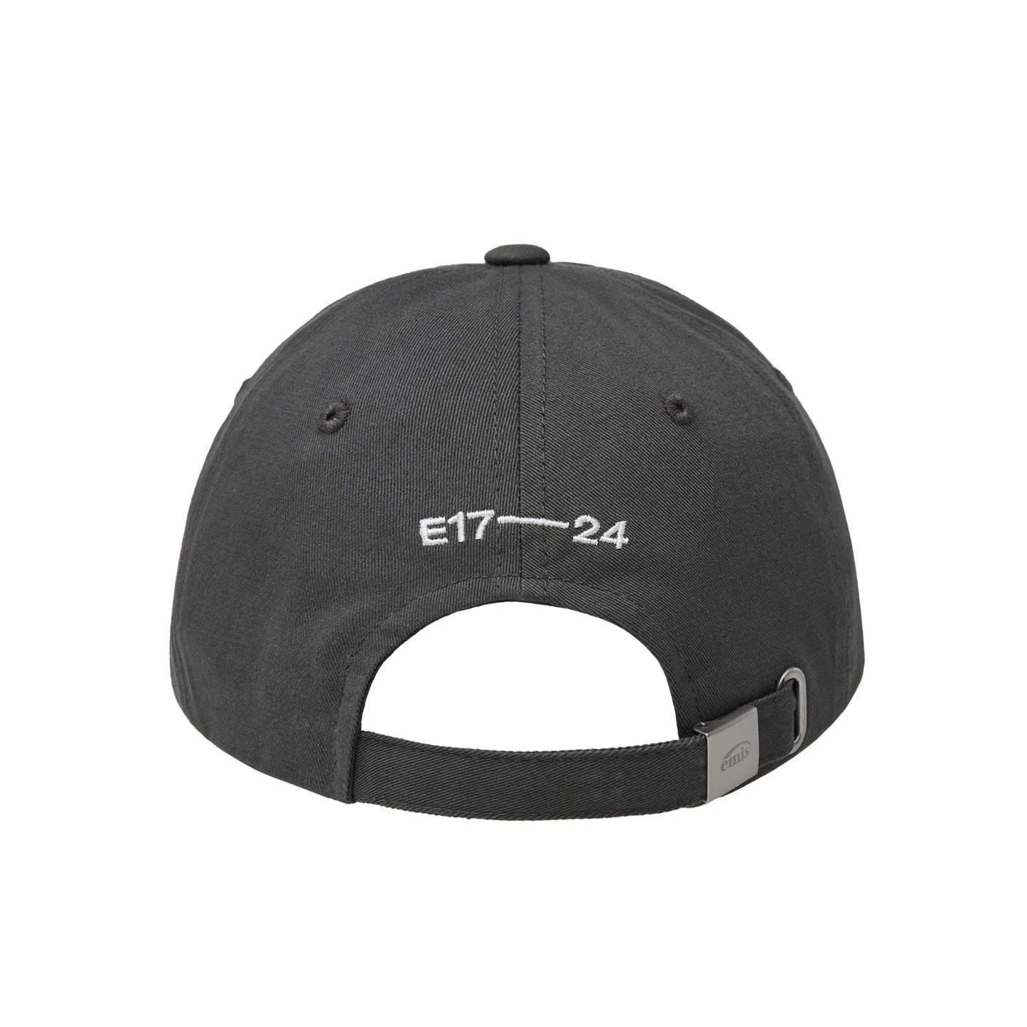 LAYERED LOGO BALL CAP-CHARCOAL