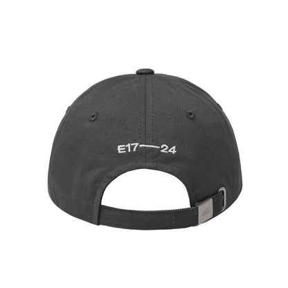 LAYERED LOGO BALL CAP-CHARCOAL
