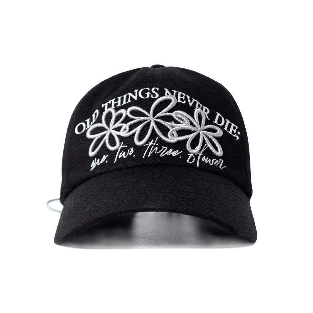 [ONE, TWO, THREE, FLOWER] KNOT CAP