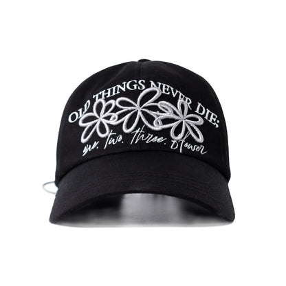 [ONE, TWO, THREE, FLOWER] KNOT CAP