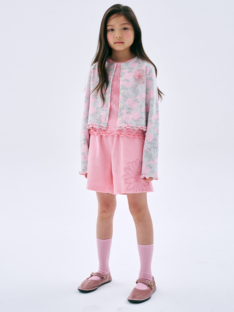 KIDS WAFFLE SHORTS